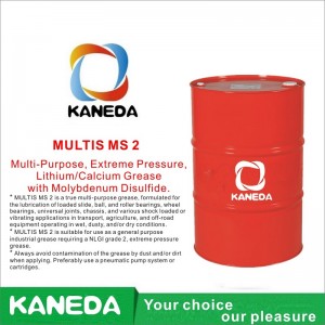 KANEDA MULTIS MS 2 Többcélú, extrém nyomás, lítium / kalcium zsír molibdén-diszulfiddal.